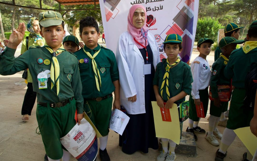 كلية الطب البشري تشارك في إحياء اليوم العالمي للقلب