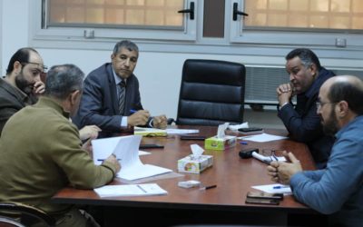 اجتماع أعضاء الخطة الإستراتيجية بكلية الطب البشري