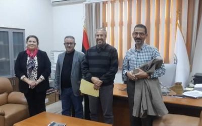 اتفاقية تعاون بين مركز جامعة بنغازي للغات وكلية الطب البشري