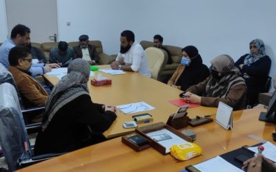 مجلس كلية الطب فرع المرج يجتمع مع لجنة الاعتماد الدولي