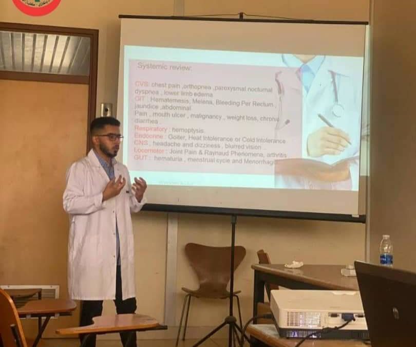 إستمرار حلقات التدريس التفاعلي بقسم الأمراض الباطنة