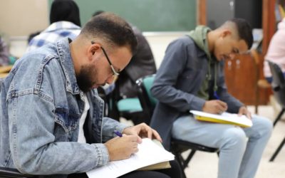 قسم طب الأسرة والمجتمع بكلية الطب يجري امتحانات تقييمية بنظام TBL و CBL لطلاب المجموعة F