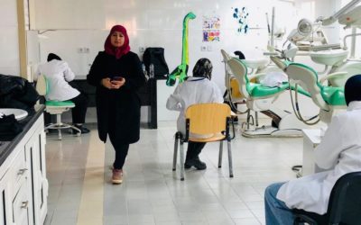 “نجاح امتحان الأوسكي في مادة علاج اللثة للسنة الرابعة بكلية الطب البشري”