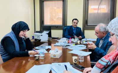 “أ.د.لملوم يعقد اجتماع تأسيسي لتعزيز خدمة المجتمع وتعاونها مع المركز الوطني لأبحاث الإعاقة”
