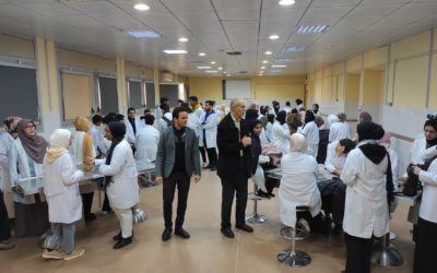 استخدم قسم التشريح والأجنة استراتيجية التعلم القائم على الفريق لتعزيز التفاعل والتعاون بين الطلاب