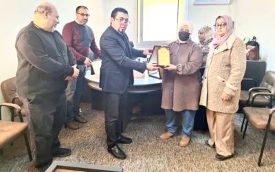 تكريم لموظفات بمكتب إعداديات الطب