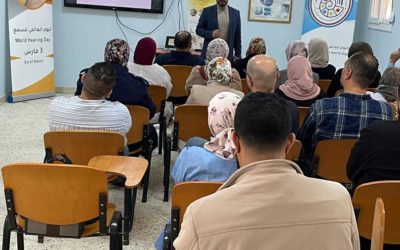قسم خدمة المجتمع بكلية الطب جامعة بنغازي يشارك في الاحتفال باليوم العالمي للسمع في مركز الجراحات التخصصية