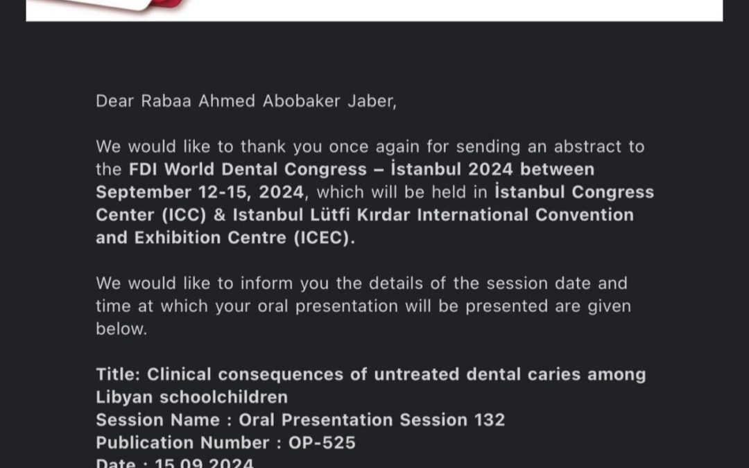 طلبة الدراسات العليا بكلية طب الأسنان يمثلون جامعة بنغازي في مؤتمر دولي بإسطنبول
