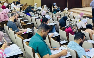 قسم الجلدية بكلية الطب ينظم الامتحان النهائي التحريري لطلبة السنة الخامسة