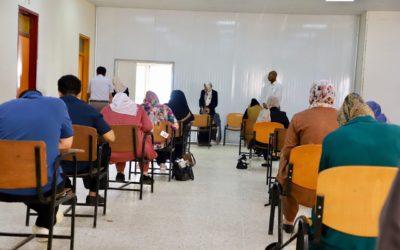 امتحانات التحريري (الجزئية) لطلاب السنة الخامسة في كلية الطب