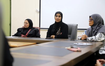 الدكتورة فايزة الحامدي تحضر الاجتماع الثالث للجنة العلمية بكلية الطب