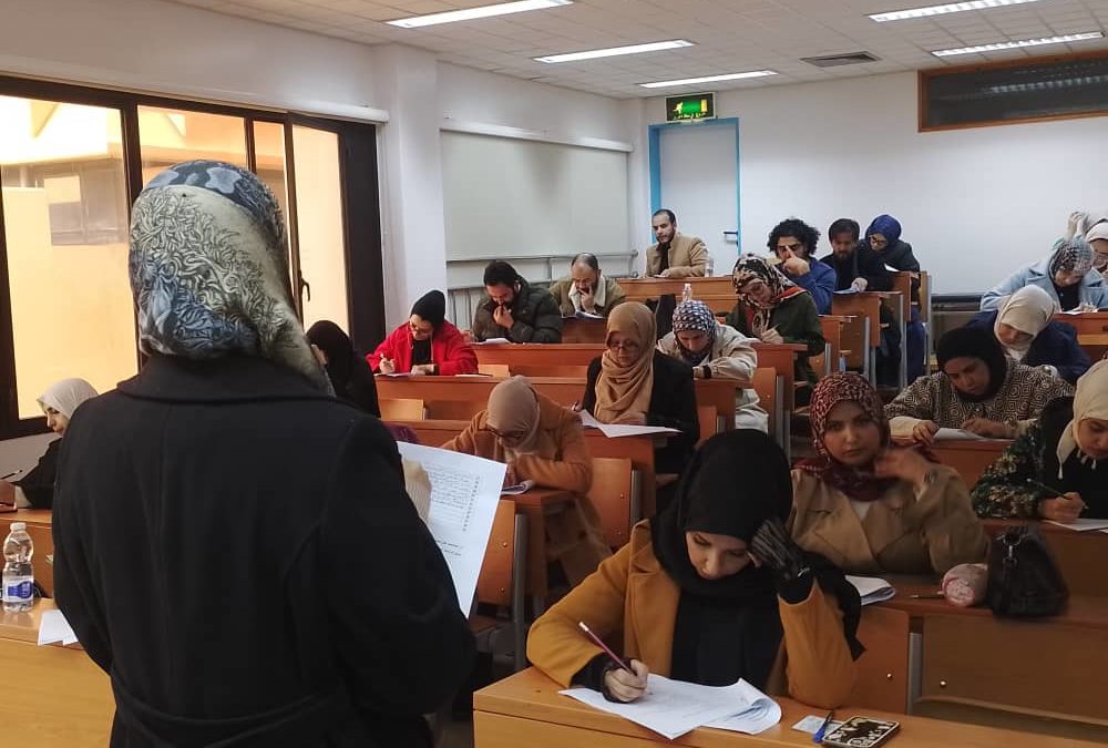 إجراء الامتحانات النهائية للماجستير في الأمراض الجلدية