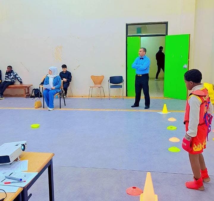 دورة التحكيم والتربص لرياضة الموي تاي في جامعة بنغازي