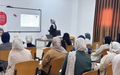 ورشة عمل حول اختبار الآيلتس بكلية اللغات
