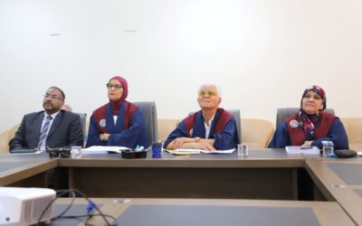 مناقشة رسالة ماجستير بكلية الطب البشري حول أورام القولون والمستقيم