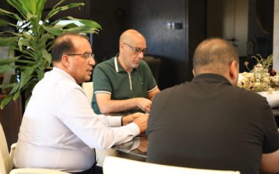 اجتماع اعتماد خرائط مجمع الكليات الطبية بجامعة بنغازي