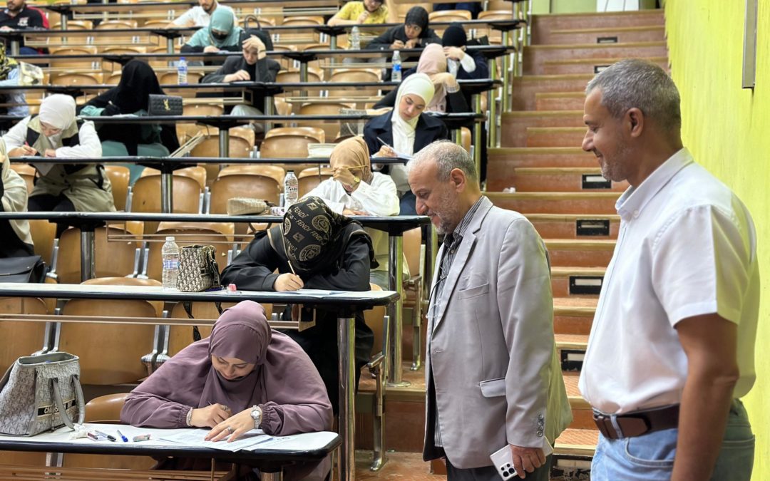 انطلاق الامتحانات النهائية للدور الثاني لدفعتي 46-47 بكلية الطب البشري بجامعة بنغازي