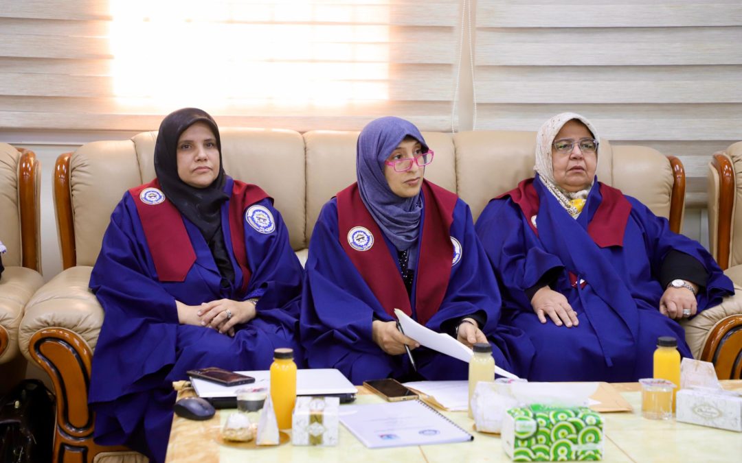 نُوقشت صباح يوم الثلاثاء ،رسالة الماجستير المقدّمة من الطالبة نيروز حسن المختار ،بتخصص النساء والتوليد، كلية الطب البشري بجامعة بنغازي .