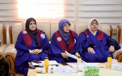 نُوقشت صباح يوم الثلاثاء ،رسالة الماجستير المقدّمة من الطالبة نيروز حسن المختار ،بتخصص النساء والتوليد، كلية الطب البشري بجامعة بنغازي .