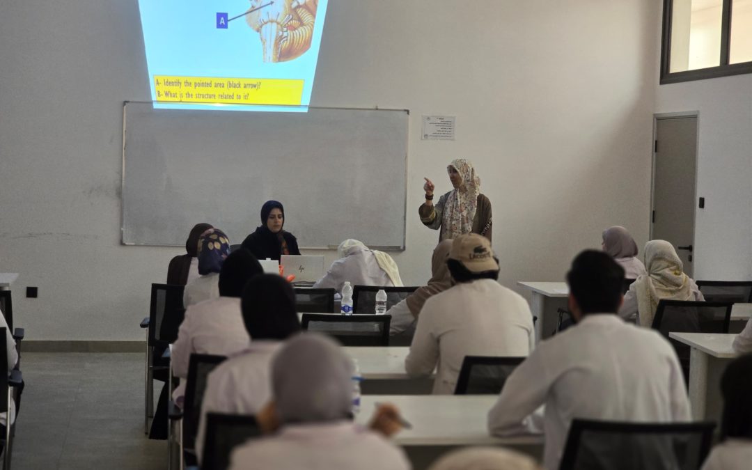 تنظيم الامتحان العملي النهائي لمادة التشريح والأجنة لطلبة