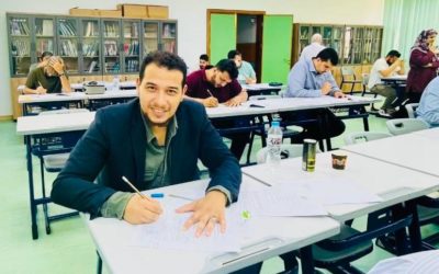 امتحان الجزء الأول الجزئي لطلبة ماجستير العيون بكلية الطب البشري بجامعة بنغازي