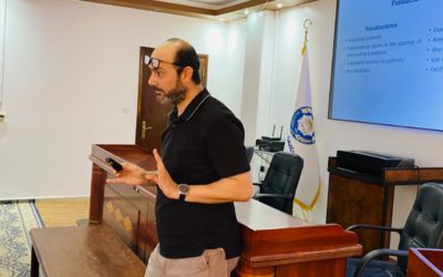 محاضرة تفاعلية بكلية الطب حول الطب القائم على البراهين لتعزيز جودة الممارسة الطبية